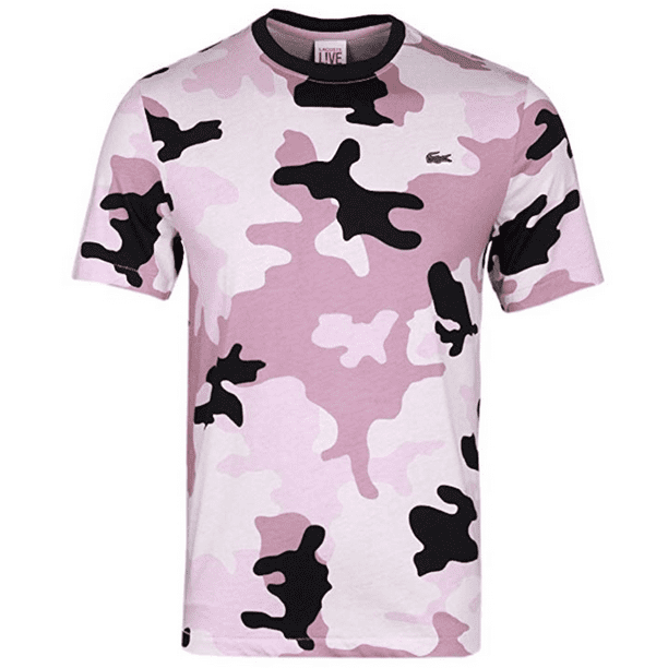 lacoste camo t shirt