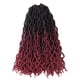 thumbnail image 2 of Fiudx Pelucas de Ganchillo de Fibra Química, Trenzas, Extensiones de Cabello Extendidas, Trenzas Sucias, 2 of 2