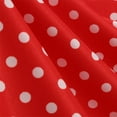 thumbnail image 7 of Summer Saving Wycnly Womens Dresses Cocktail Party Prom Empire Waist Flowy Pleated Swing Vintage 1950S Dresses with Bow-Knotted Summer Polka Dot Print V-Neck Short Sleeve Formal Midi Dress Red XXL, 7 of 7