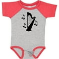 thumbnail image 3 of Inktastic Harp Silhouette Music Boys or Girls Baby Bodysuit, 3 of 5