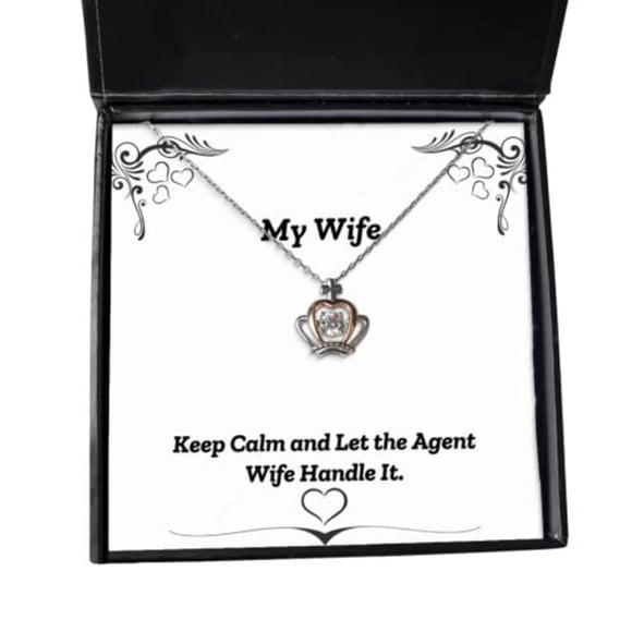 Perfect Wife, Restez Calme et Laissez l'Agent le Manipuler, Pendentif Couronne de Mari