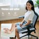 thumbnail image 5 of Cojín de asiento de silla Ice Silk | Almohadilla de enfriamiento de fibra de poliéster | Alfombrilla antideslizante transpirable gruesa y suave | Absorbe el sudor | Duradero y fácil de limpiar |, 5 of 5