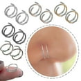 thumbnail image 2 of 2pcs Double Nose Rings For Pierced Noses Spiral Nose Rings For Girls, Nostril Piercing Jewellery Best Gift, 2 of 4