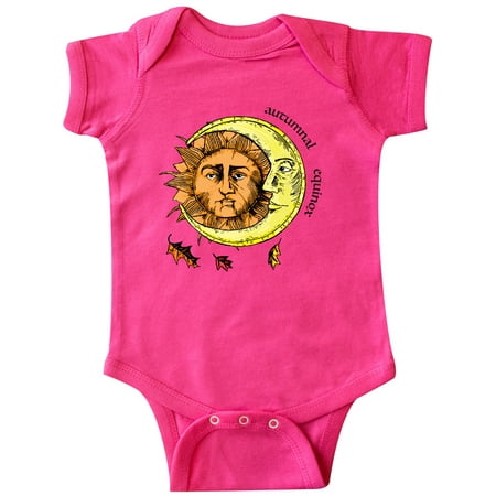 

Inktastic Autumnal Equinox Sun and Moon with Leaves Gift Baby Boy or Baby Girl Bodysuit