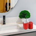 thumbnail image 3 of WHAMVOX 1Pack Toothpaste Toothbrush Cup Red 20X8cm Plastic Storage Case for Toothbrushes, 3 of 8