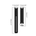 thumbnail image 1 of Silicone Watch Bands Replacement Bands Lightweight Comfortable Quick Release Silicone Watch Straps Compatible for IMILAB KW66, 1 of 9