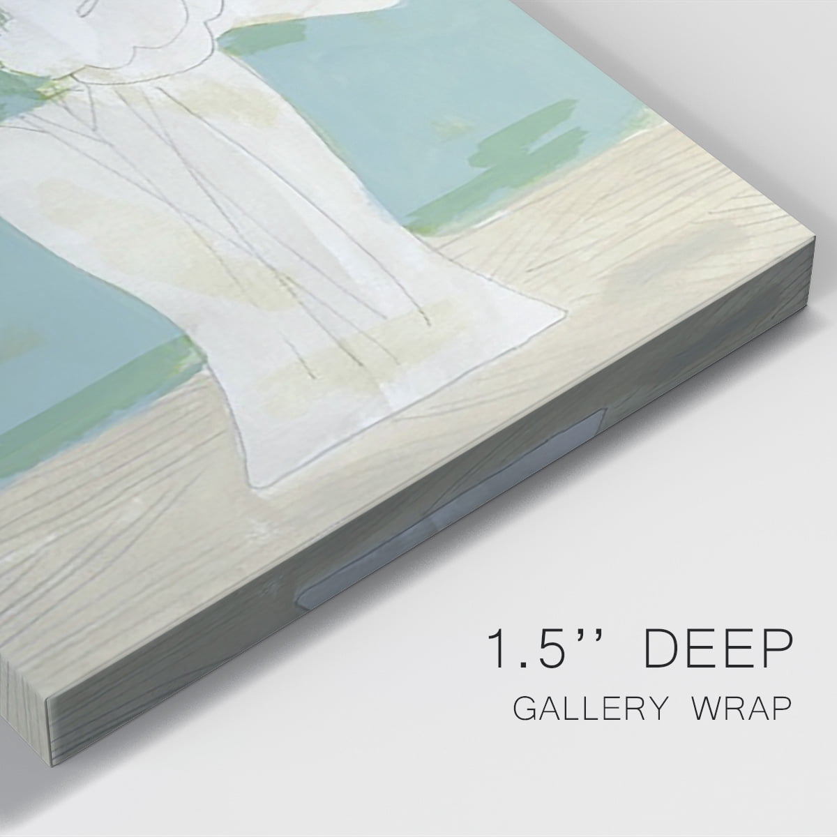 Muted Spring Arrangement I Premium Gallery Wrapped Canvas - Ready to Hang