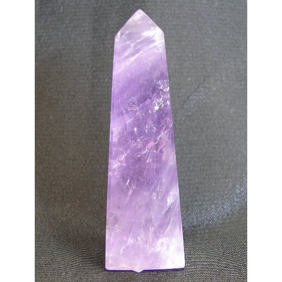 Natural Amethyst Polished Point - Excellent Meditation Stone