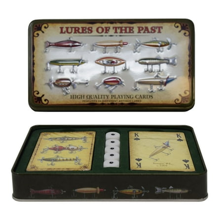 Rivers Edge Products Antique Lure Cards And Dice In Gift Tin