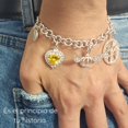 thumbnail image 4 of Pulsera de plata Ley 925 auntentica, modelo IRAIS, largo 18 cm, 4 of 6