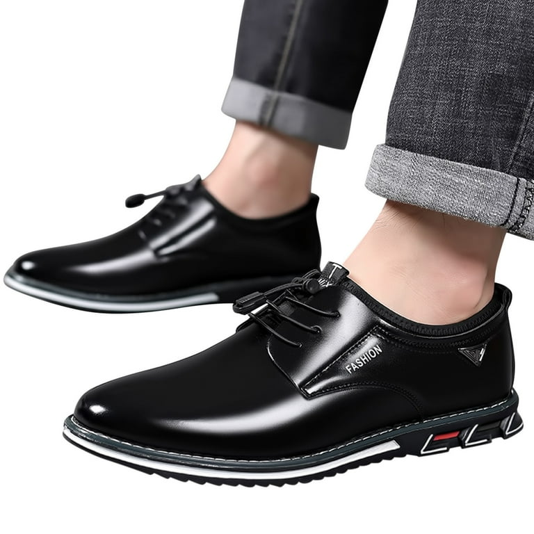 Men's Fashion Business Casual Lace-Up Formal Shoes