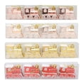 thumbnail image 5 of Christmas Tree Decoration Props Small Train Pendant Christmas Tree Hanging Creative Decorations A Box of 4 Pieces Christmas Ornament Garland Decorations(Red, Gold), 5 of 5