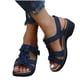 thumbnail image 4 of Zapatillas de verano para mujer, zapatos informales para mujer, cuñas informales romanas, sandalias de flores Wmkox8yii nm8515, 4 of 9