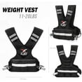 thumbnail image 2 of Adjustable Weighted Vest for Women and Unisex - 4–10 lb/11–20 lb/20–32 lb with 6 Weight Bags, Reflective Design for Walking, Exercise, and Strength Training, 2 of 6