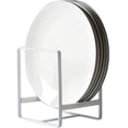thumbnail image 1 of Stylish Plate Organizer Rack Metal Vertical Dish Storage Shelf, 1 of 5