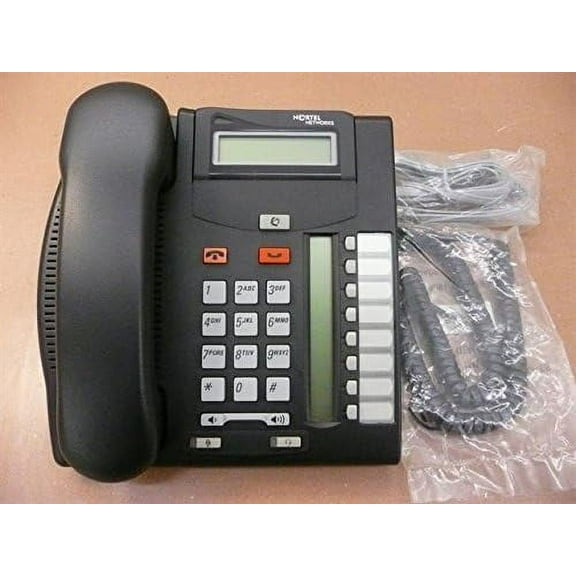 Nortel Norstar T7208 NT8B26 Charcoal 8 Button Digital Telephone