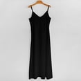 thumbnail image 5 of Pure Black Noble Sleeveless Dress Loose Women's Dress Dresses Luxury Evening Dresses, 5 of 9