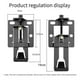 thumbnail image 3 of Range Hood Mounting Bracket Can Be Adjusted Up and Down Lifting Hook Universal Hanger Universal Accessories, 3 of 5