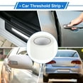 thumbnail image 2 of Tira de umbral de coche Unique Bargains 2.76"x197" para la mayoría de los coches SUV exterior antiarañazos PVC blanca, 2 of 7