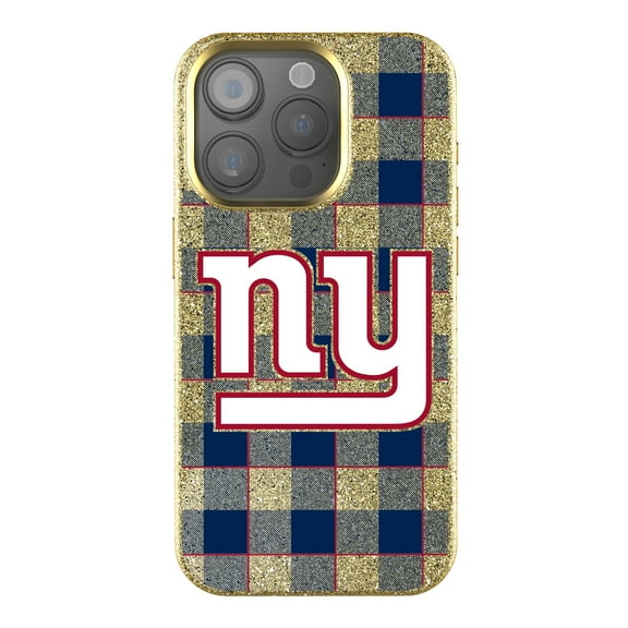Keyscaper New York Giants Plaid Bling iPhone Case