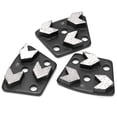 thumbnail image 1 of Juego de 3 Discos de Corte para Amoladora Trapezoidal de 16 Pulgadas, para Pulir Hormigón y Zapatas., 1 of 1