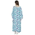 thumbnail image 4 of Moomaya Long Kaftan Maxi Dress For Womens Kimono Sleeves Beachwear Cover Up Plus Size Dresses, 4 of 6