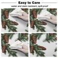 thumbnail image 5 of Christmas Farm Garland Stripes Round Tablecloth Waterproof Wedding Decor Table Cover Christmas Party Decorative Tablecloth, 5 of 6