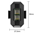 thumbnail image 3 of Luces estroboscópicas de aviones LED Lámpara de advertencia de carga USB Equipo de ciclismo (4 piezas) Tmvgtek Accesorios para bicicletas, 3 of 9