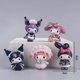 thumbnail image 4 of Juego de 5 minifiguras de Sanrio de 3 cm, Hello Kitty, Kuromi, modelo de decoración para tartas, juguete de escritorio, decoración para coche, 4 of 5