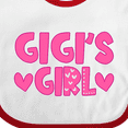 thumbnail image 4 of Inktastic Gigi's Girl Granddaughter Girls Baby Bib, 4 of 4