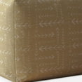 thumbnail image 3 of HomeRoots 518363 17 x 17 x 17 in. Beige Cotton Abstract Pouf Ottoman, 3 of 3
