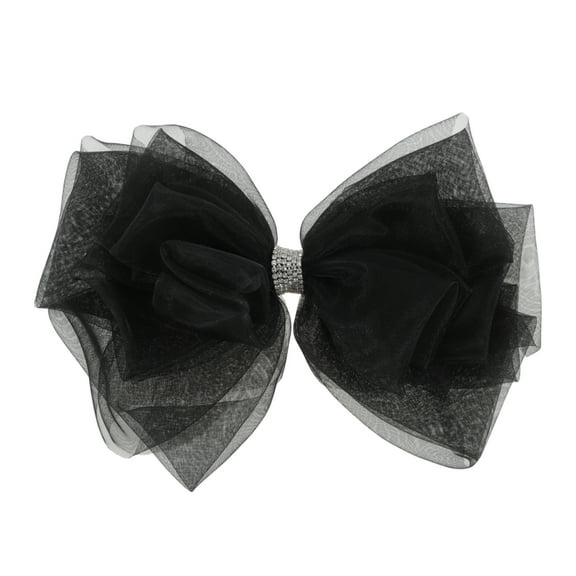 Unique Bargains 1 Pc Hair Barrettes Fashion Bow Hair Clip Black
