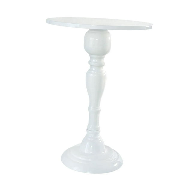 Soporte para tartas, centro de mesa redondo para postres, para recepción blanco 25x34.5 cm