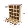 thumbnail image 4 of Organizador de pintura de gabinete con soporte de estante de pintura modelo Los 306x19x36cm Zulema organizador de pintura, 4 of 4