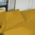 thumbnail image 3 of 6 Piece Sheet has Zipper Sheet Set, King Size 10 Inch Deep Pocket, 800 TC, Solid Gold Color., 3 of 9