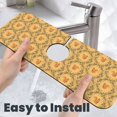 thumbnail image 6 of Fuzoiu Cartoon Squirrel Print Kitchen Faucet Suction Pad, Sink Splash Guard Faucet Mat, Faucet Handle Drip Catcher Tray Drying Mat For Bathroom Kitchen Bathroom Countertop, 6 of 7