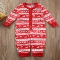 thumbnail image 4 of Ensemble de Pyjamas de Noël Assortis pour la Famille en Coton, Pyjamas des Fêtes avec Cerf, Tenue de Nuit Papa Maman Enfants Bébé PJs, 4 of 5