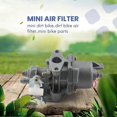 thumbnail image 3 of Carburetor Carby + Blue Air Filter + Stack For 2 Stroke 47Cc 49Cc Engine Parts Mini Kids Atv Dirt P, 3 of 5