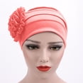 thumbnail image 4 of Uooqdmx Head Coverings for Women Chemo Cancer Headwear for Women African Head Wraps Head Scarves for Women with Cancer Hair Scarf Watermelon Red One Size, 4 of 5