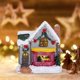 thumbnail image 2 of Injueey Decoración de escritorio del conjunto del pueblo LED de la casa de la nieve de la resina Kits de decoración para fiestas luces de colores tipo C, 2 of 6