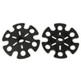 thumbnail image 4 of 4pcs Replacement Rubber Snow Basket Snowflake Disk for Hiking Trekking Poles - Black, 4 of 6