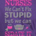 thumbnail image 3 of CafePress - Nurse We Can't Fix Stupid But We Can Sed T Shirt - Men's Classic Graphic Cotton T-Shirt, 3 of 4