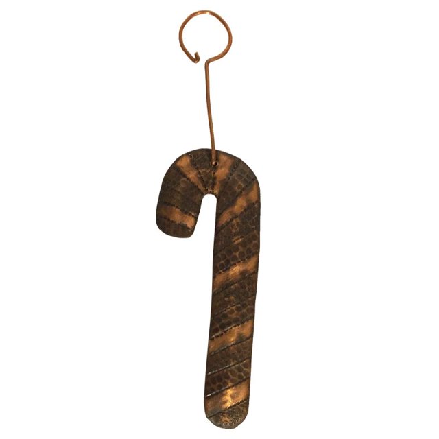 Hand Hammered Copper Gingerbread Christmas Ornament - QTY 3