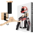 thumbnail image 1 of Soporte para casco de motocicleta, estante de pared para casco de motocicleta para colgar casco y chaqueta en la pared, soporte de pared para chaleco táctico, 1 of 5