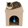 thumbnail image 2 of FurHaven Pet Products Small Pet House Footstool for Dogs & Cats - Sand, 2 of 10