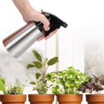 thumbnail image 3 of Pulverizador de jardín portátil para uso en exteriores, regadera de acero inoxidable de 350 ml, 3 of 8