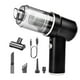 thumbnail image 5 of Aspiradora de mano inalámbrica para coche pequeño, portátil, 120W, 40000R, con accesorios, potencia de succión de 8000PA para teclado y ordenador Negro, 5 of 8