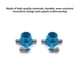 thumbnail image 2 of Vogacara Paquete de 2 copas de dirección trasera, gran calidad, servicio prolongado, durabilidad, repuestos decorativos, reemplazo práctico para K969 Kits de construcción modelo azul Vogacara FN001330-01, 2 of 6