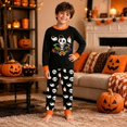 thumbnail image 6 of Halloween Pajamsa Sets Skeleton Print Home Wear Outfits Set 2pcs Long Sleeve Top Matching Pants Cozy Fall Winter Sleepwear, 6 of 8