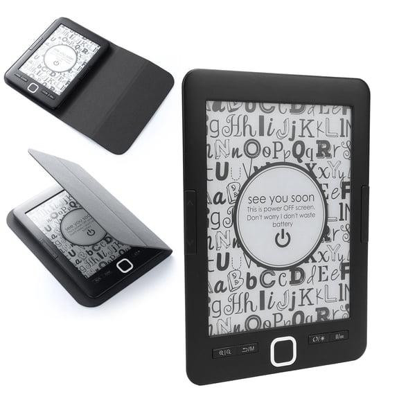 Lector de biblioteca eléctricos, reduzca la fusión ocular 1024 x 758 de 6 Pulgadas tinta pantalla de lector de lectura de biblioteca desestacado para el hogar para viajar